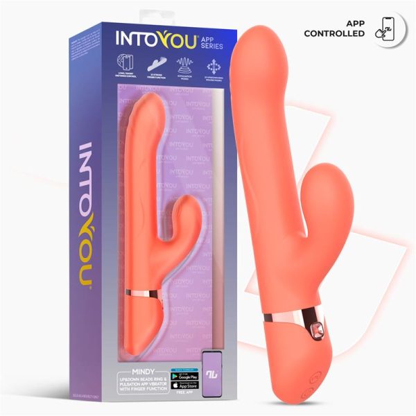 Mindy Vibrador con Anillo de Bolas Up and Down, Finger y Pulsación con APP - imagen 7