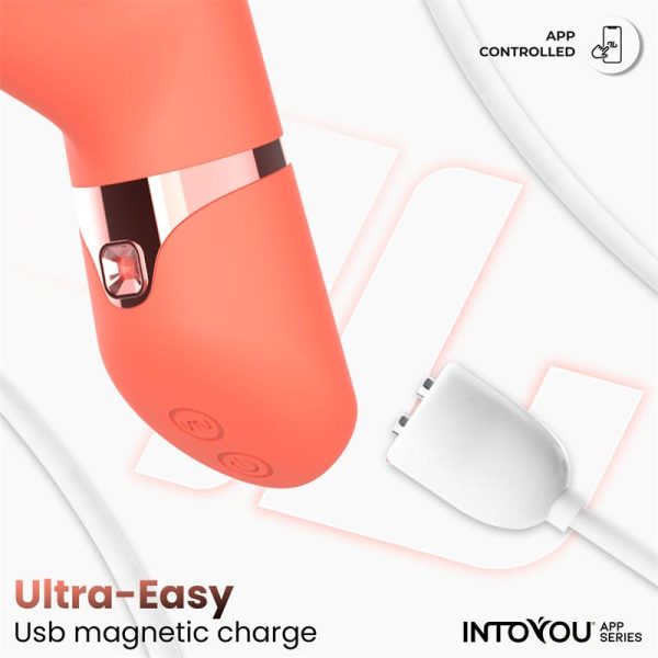 Mindy Vibrador con Anillo de Bolas Up and Down, Finger y Pulsación con APP - imagen 5