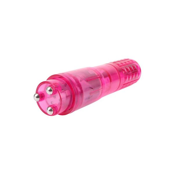 Mini Masajeador 3 Cabezales Rosa - imagen 3