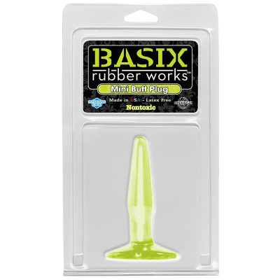 Mini Plug Anal 10.8 cm Brilla en la Oscuridad