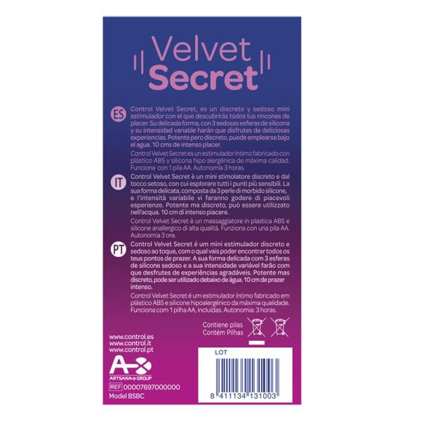 Mini Vibrador Velvet Secret 5 Funciones - imagen 3