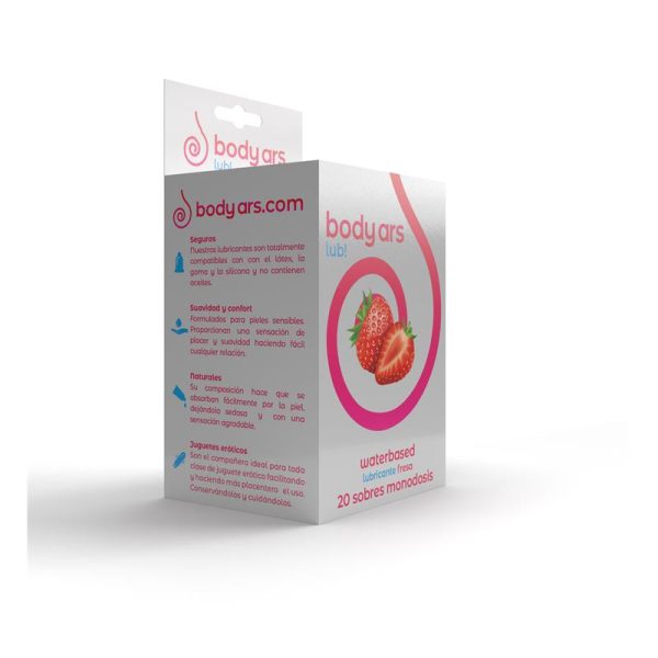 Monodosis Gel Lubricante Base Agua Fresa Ácida 20 x 4 ml - imagen 2