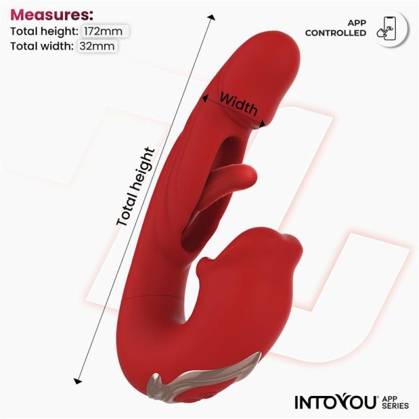 Mouty Vibrador con Función de Mordisqueo y Flipping con App - imagen 7