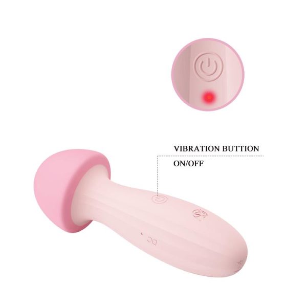 Mushroom Vibrador/Masajeador Silicona USB - imagen 2