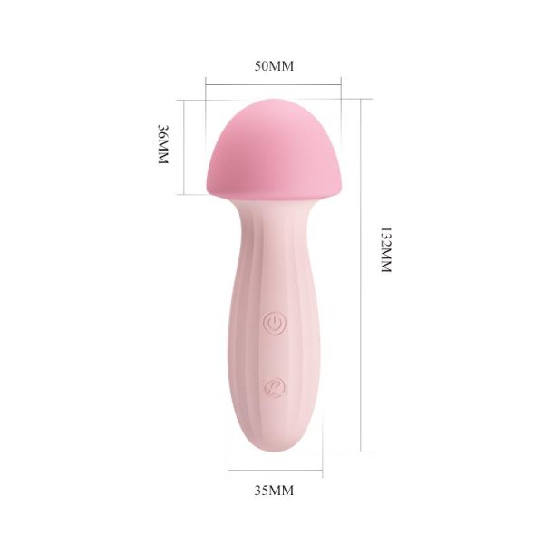 Mushroom Vibrador/Masajeador Silicona USB - imagen 4