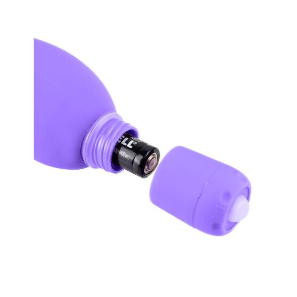 Neon Mini Vibrador Luv Bunny Púrpura - imagen 3