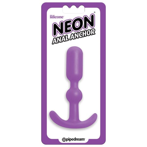 Neon Plug Anal Ancho Púrpura - imagen 2