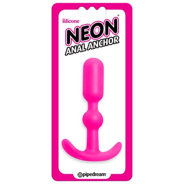 Neon Plug Anal Ancho Rosa - imagen 2