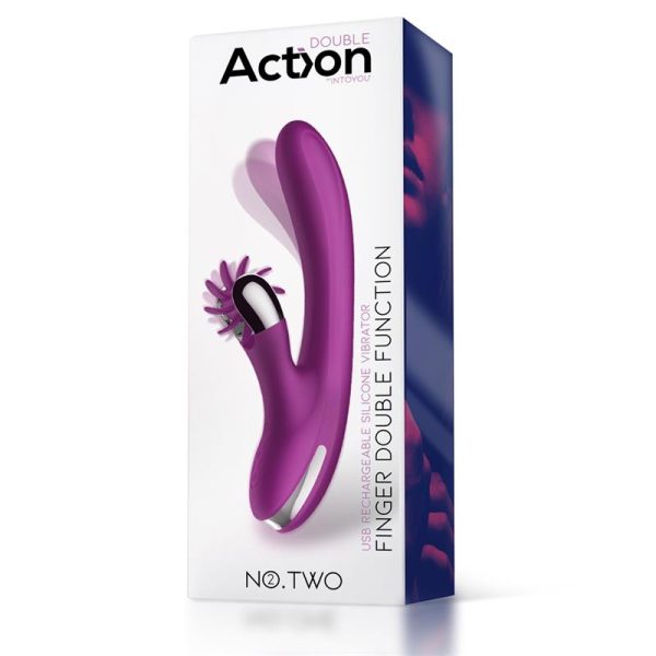 No. Two Vibrador Movimiento Finger y Rueda Estimuladora - imagen 6