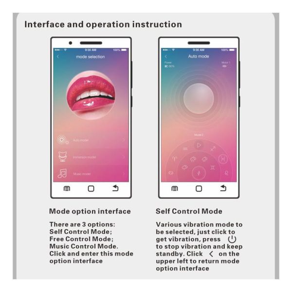 Nymph Huevo Vibrador con APP Movil - imagen 3