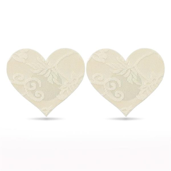 Pack Pezoneras Flor y Corazón Beige - imagen 5