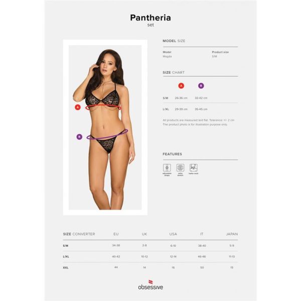 Pantheria Set de 2 Piezas con Cadena - imagen 3