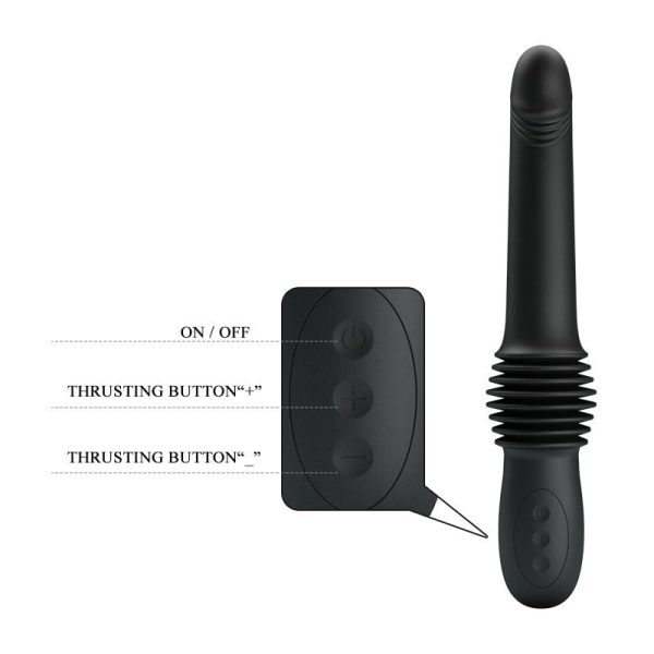 Pazuzu Vibrador con Thrusting USB Silicona - imagen 4