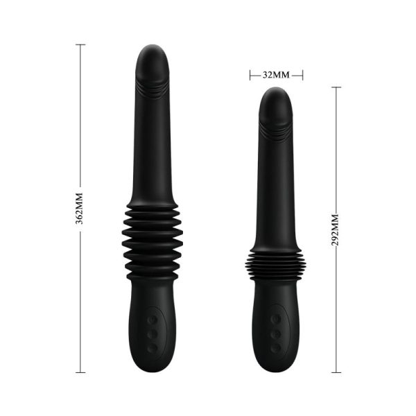 Pazuzu Vibrador con Thrusting USB Silicona - imagen 6