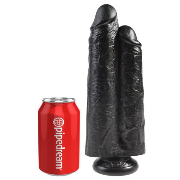 Pene Dole Two Cocks One Hole Negro 9 - imagen 2