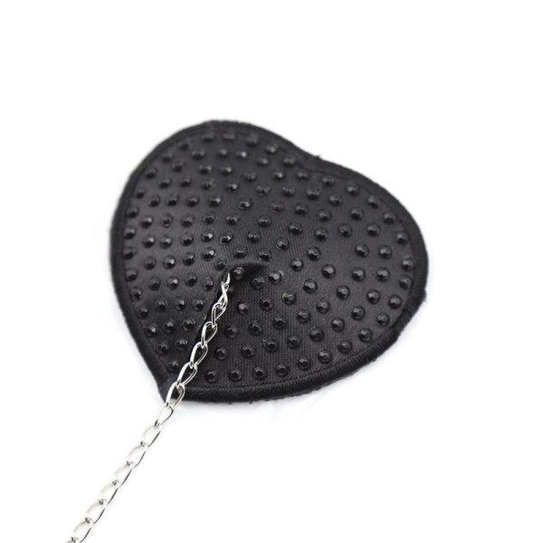 Pezoneras con Cadena de Metal Negro - imagen 4