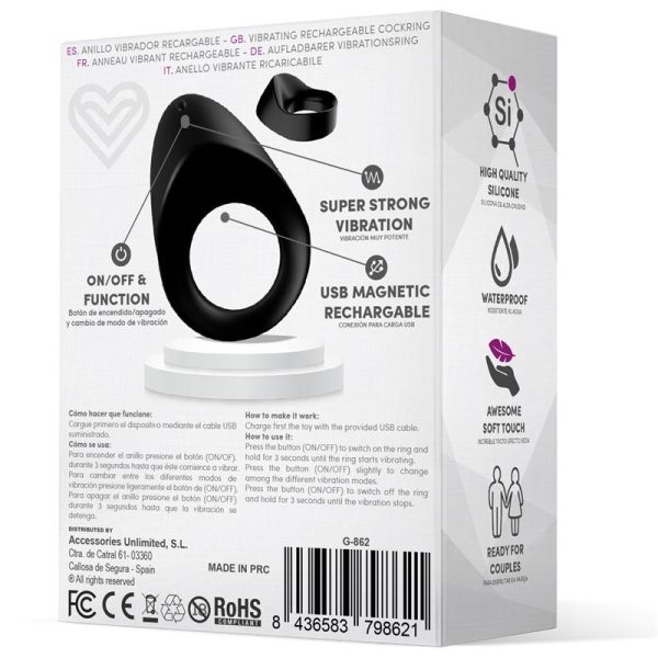 Picker Anillo Vibrador Parejas Silicona - imagen 4