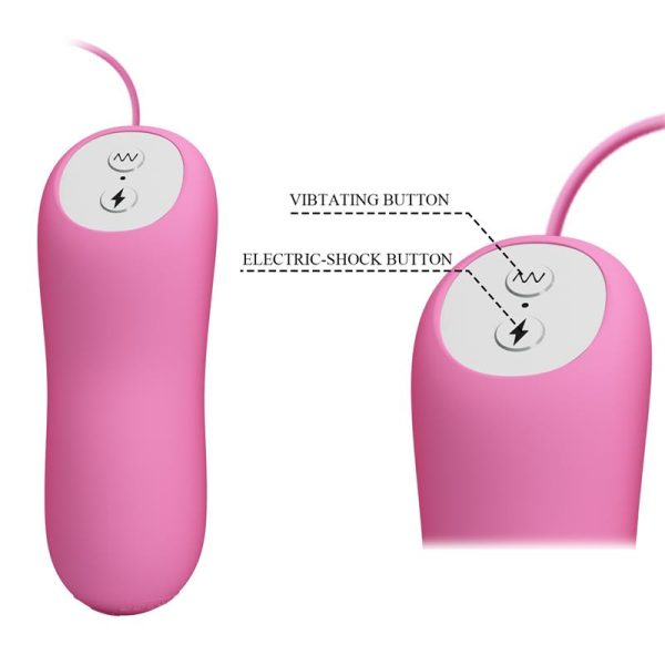 Pinzas para Pezones y Huevo Vibrador con Electro shock - imagen 4