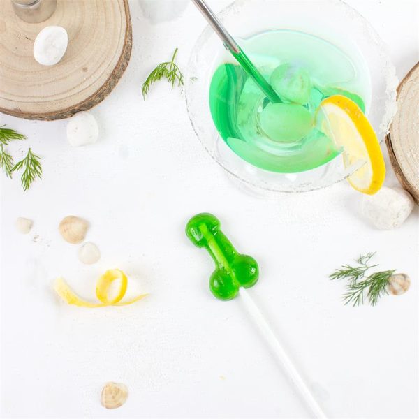Piruleta de Pene Sabor Caipirinha con Alcohol - imagen 2