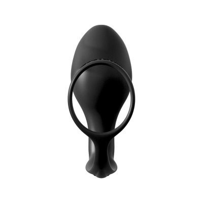 Anal Fantasy Collection Ass-Gasm Cockring Advanced Plug - Color Negro