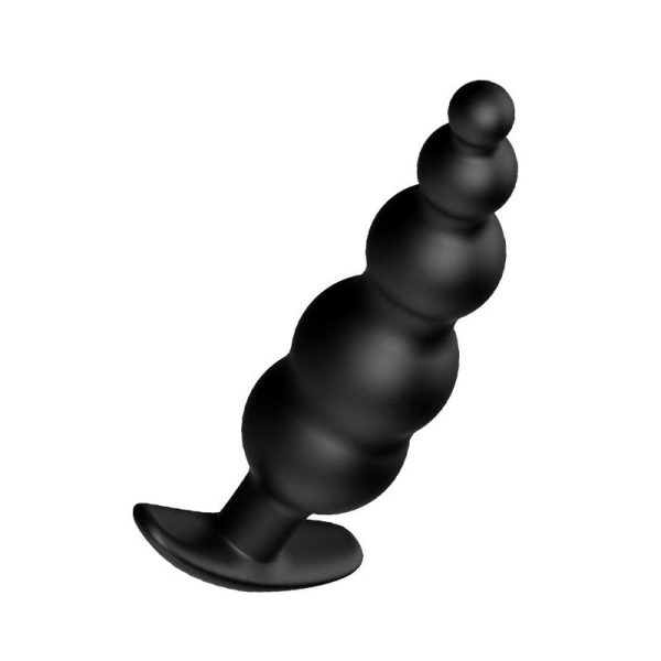 Plug Anal Burbujas Silicona Negro - imagen 2