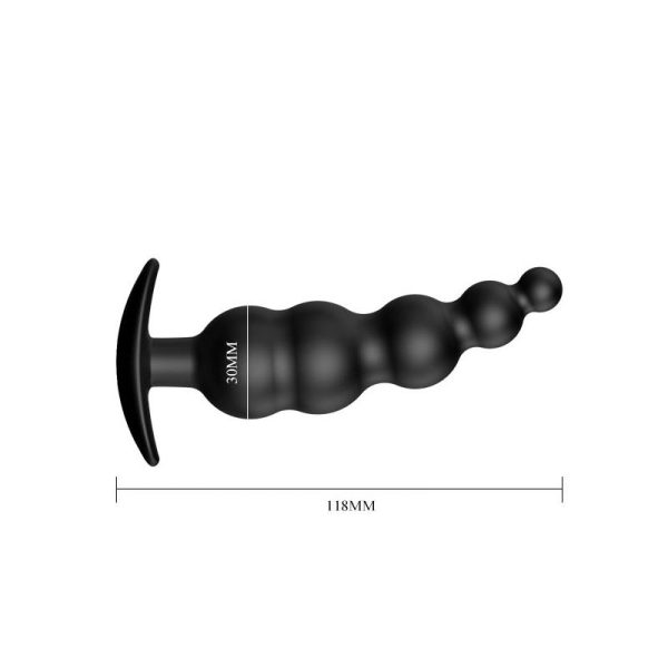 Plug Anal Burbujas Silicona Negro - imagen 6