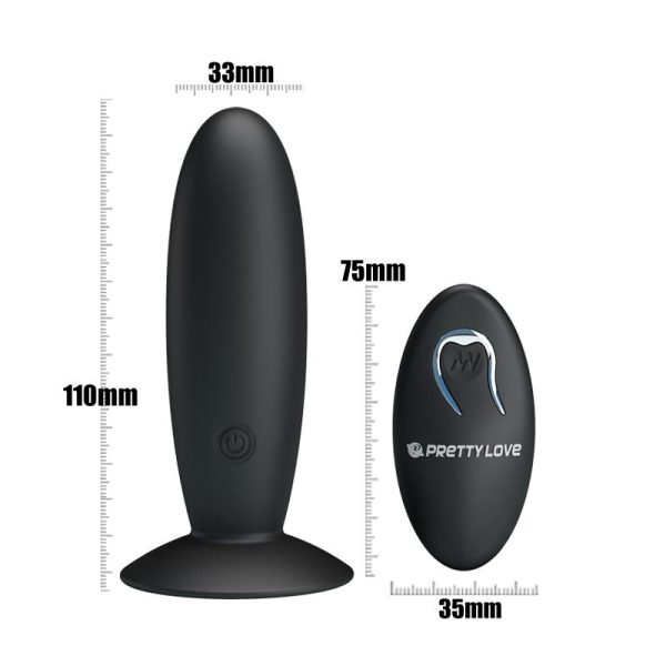 Plug Anal con Control Remoto Color Negro - imagen 9