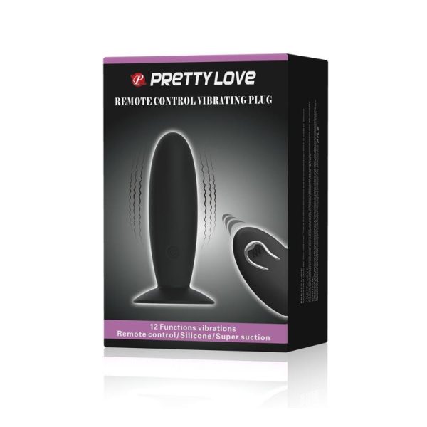 Plug Anal con Control Remoto Color Negro - imagen 2