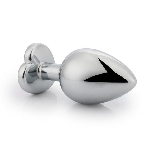 Plug Anal con Joya de Corazón Blanco Talla S - imagen 5