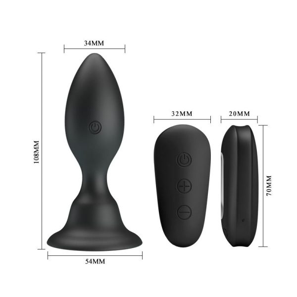Mr. Play Vibrating Anal Plug with Remote Cl50 - imagen 3