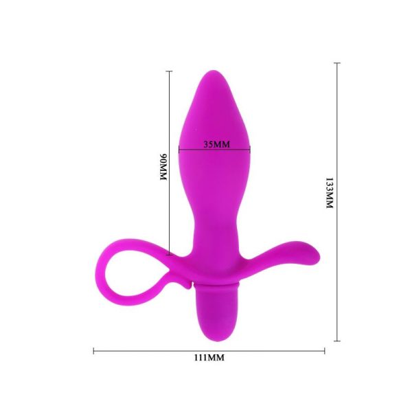 Plug Anal con Vibración Taylor Color Púrpura - imagen 6