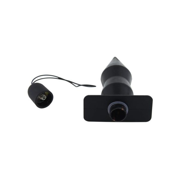 Plug Anal con Vibración y Control Remoto Negro - imagen 4