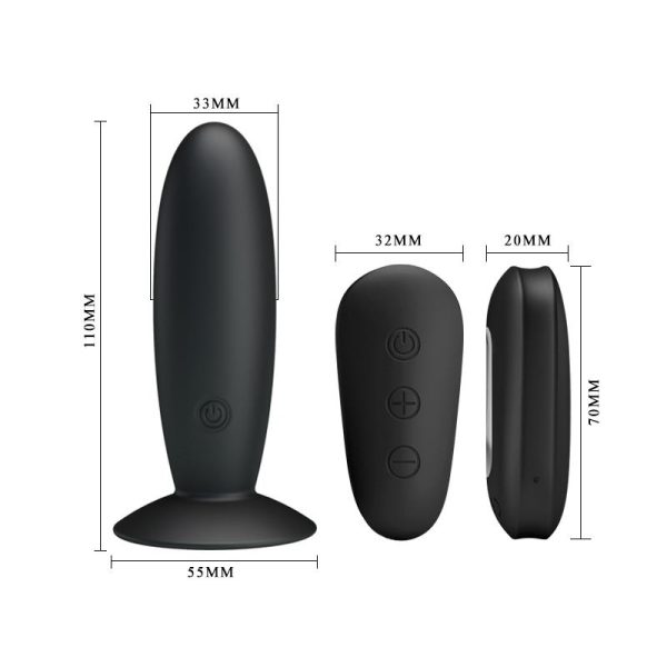 Mr. Play Plug Anal con Vibración y Control Remoto USB - imagen 8