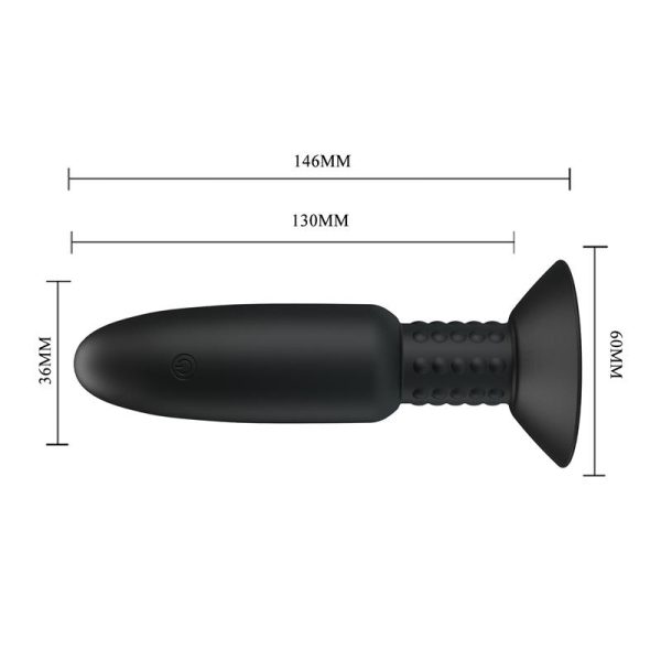 Plug Anal con Vibración y Rotación con Control Remoto USB - imagen 5