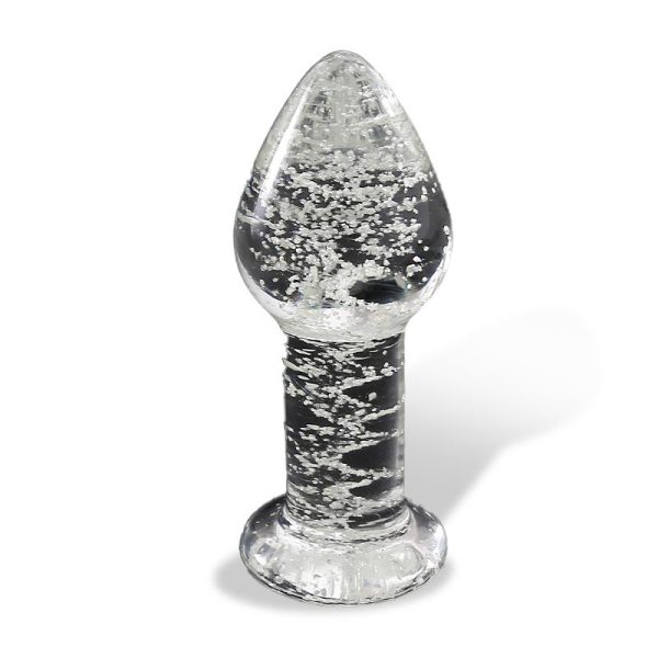 Plug Anal de Cristal que Brilla en la Oscuridad - imagen 3