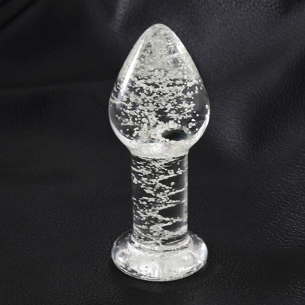 Plug Anal de Cristal que Brilla en la Oscuridad - imagen 6
