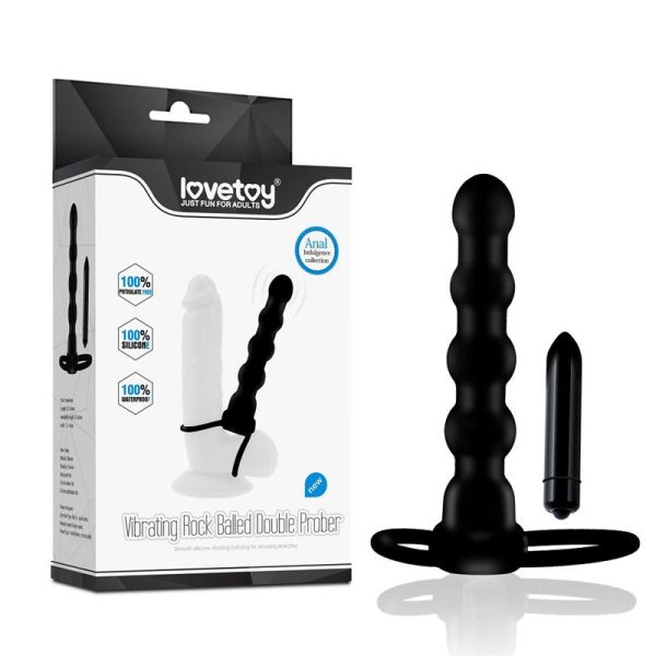 Plug Anal Double Prober con Vibración Negro - imagen 6