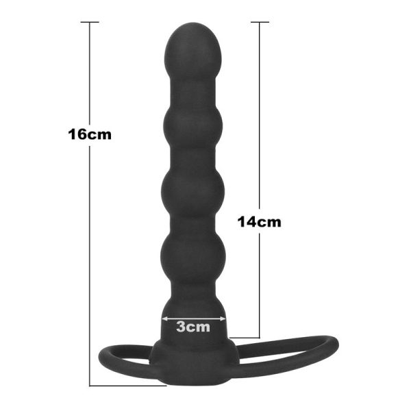 Plug Anal Double Prober con Vibración Negro - imagen 9