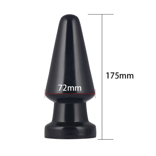 Plug Anal King Sized Anal Shocker 7 Negro - imagen 3