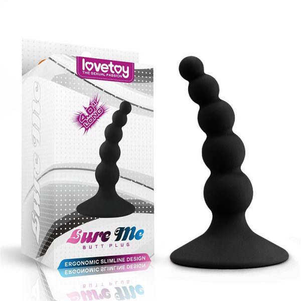 Plug Anal Lure Me Silicona Negro - imagen 3