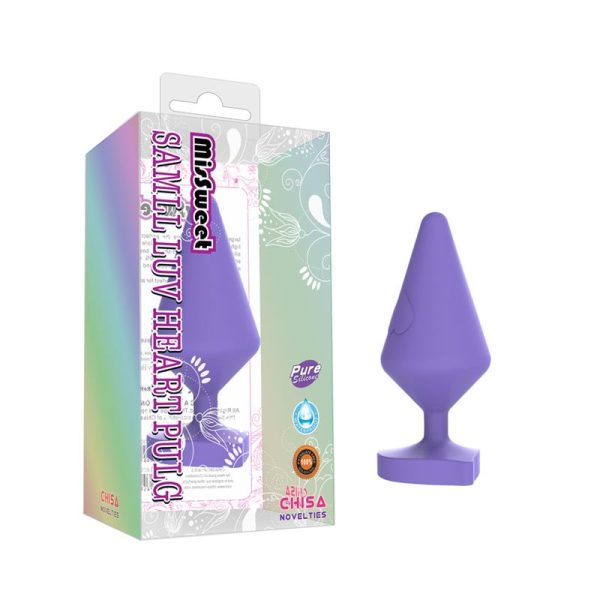Plug Anal Luv Heart Large Purpura - imagen 3