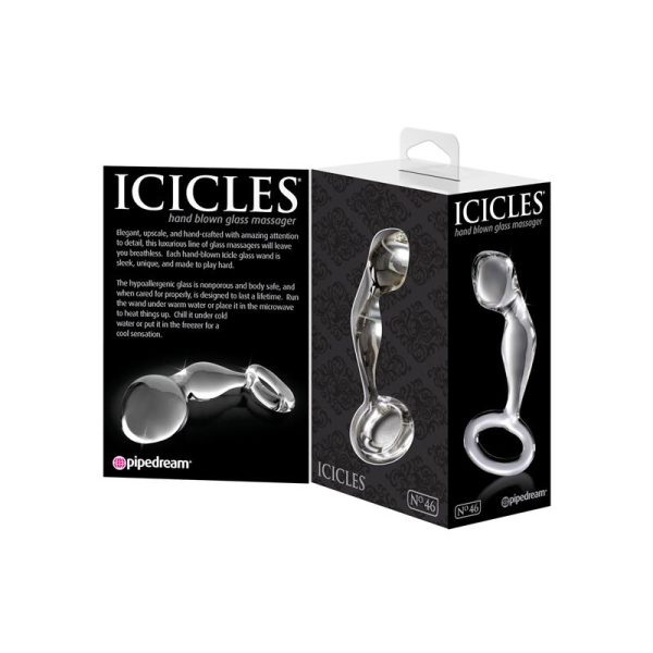 Icicles Plug Anal No. 46 Transparente - imagen 2