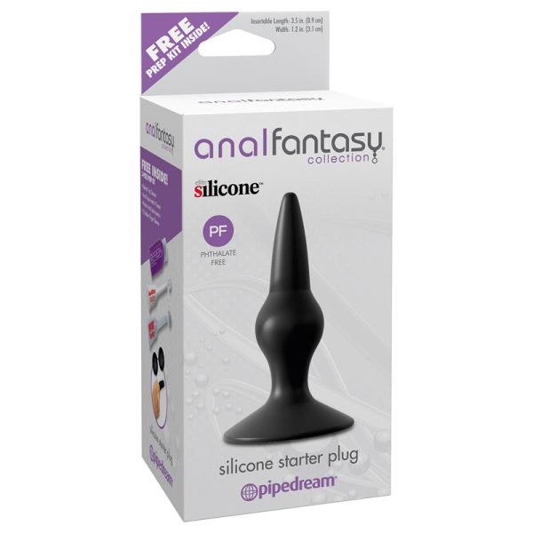 Anal Fantasy Collection Plug Silicona Iniciación - Color Negro - imagen 3