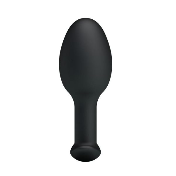 Plug Anal Silicona Negro con Bola - imagen 7