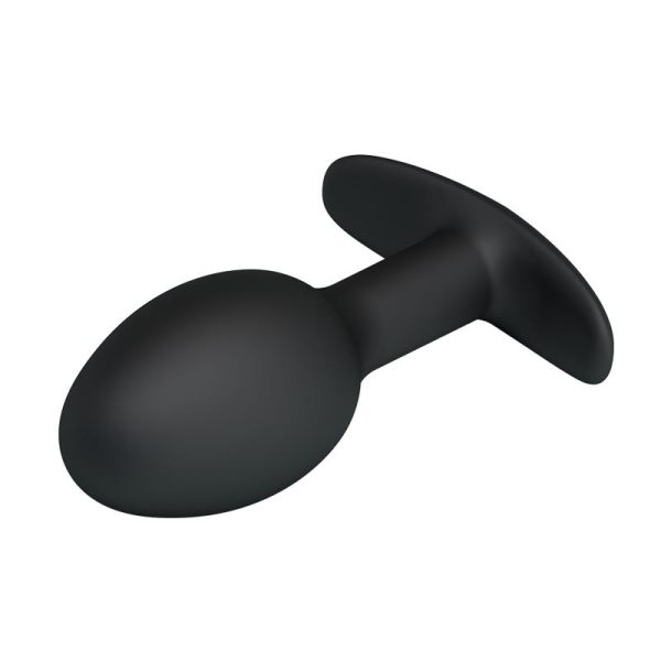 Plug Anal Silicona Negro con Bola - imagen 8