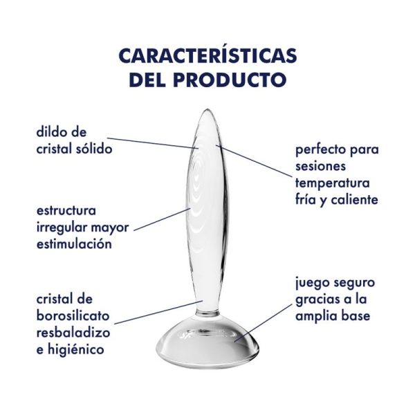 Plug Anal Sparkling Crystal Hot and Cold Transparente - imagen 2