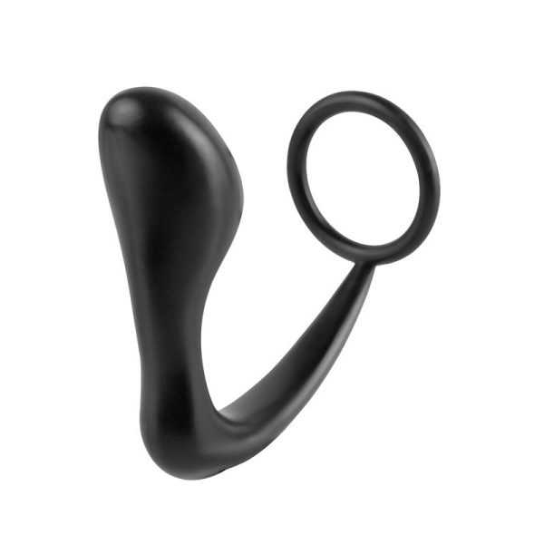 Estimulador Anal Ass-Gasm Cockring Plug  - Color Negro - imagen 3