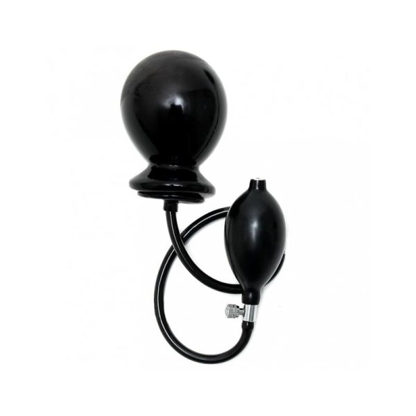 Plug Inflable Negro Látex - imagen 3
