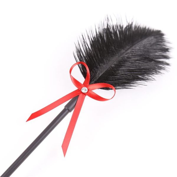 Plumas y Pala 2 en 1 36 cm Negro/Rojo - imagen 3