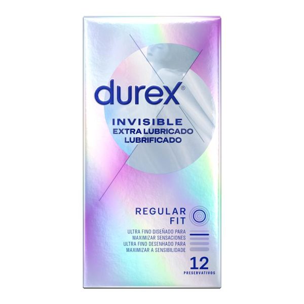 Preservativos Invisible Extra Lubricación 12ud - imagen 2